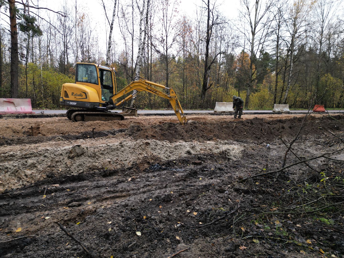 видео с коптера, велодорожка в лосино-петровском,