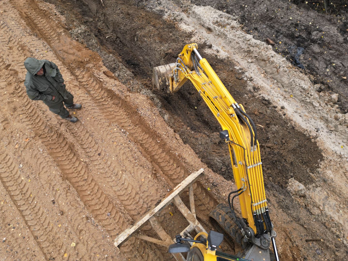 видео с коптера, велодорожка в лосино-петровском,