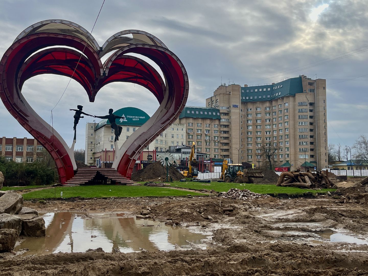 наро-фоминск, наро-фоминский городской округ, реконструкция Молодежной площади, трансформация пространства, наро-фоминск перемены,