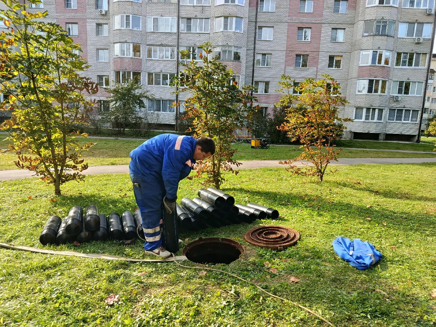 городской округ восход, жкх, благоустройство, канализационная сеть, трубопрровод,