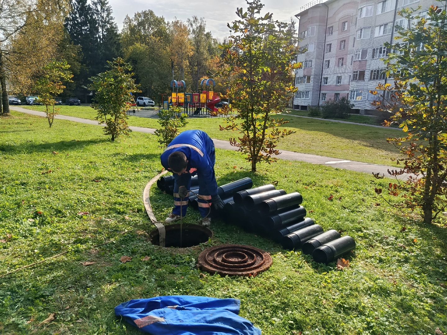 городской округ восход, жкх, благоустройство, канализационная сеть, трубопрровод,