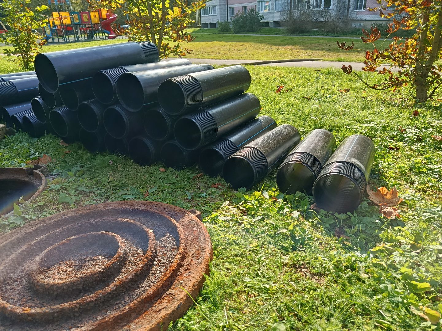 городской округ восход, жкх, благоустройство, канализационная сеть, трубопрровод,