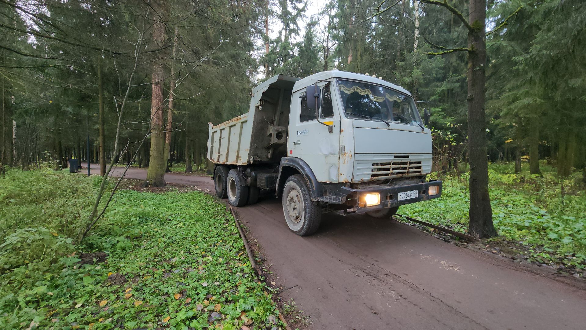 лесопарк, детская  площадка, Бетонирование , Лобня,