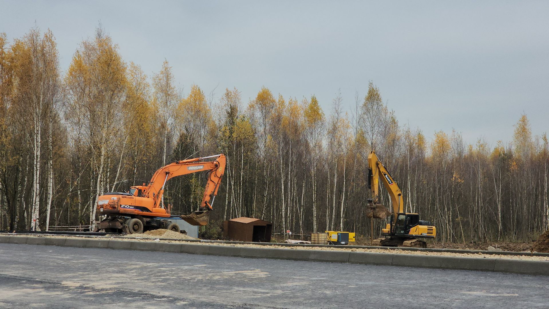 северный подъезд, Лобня, Асфальтирование , укладка асфальта,
