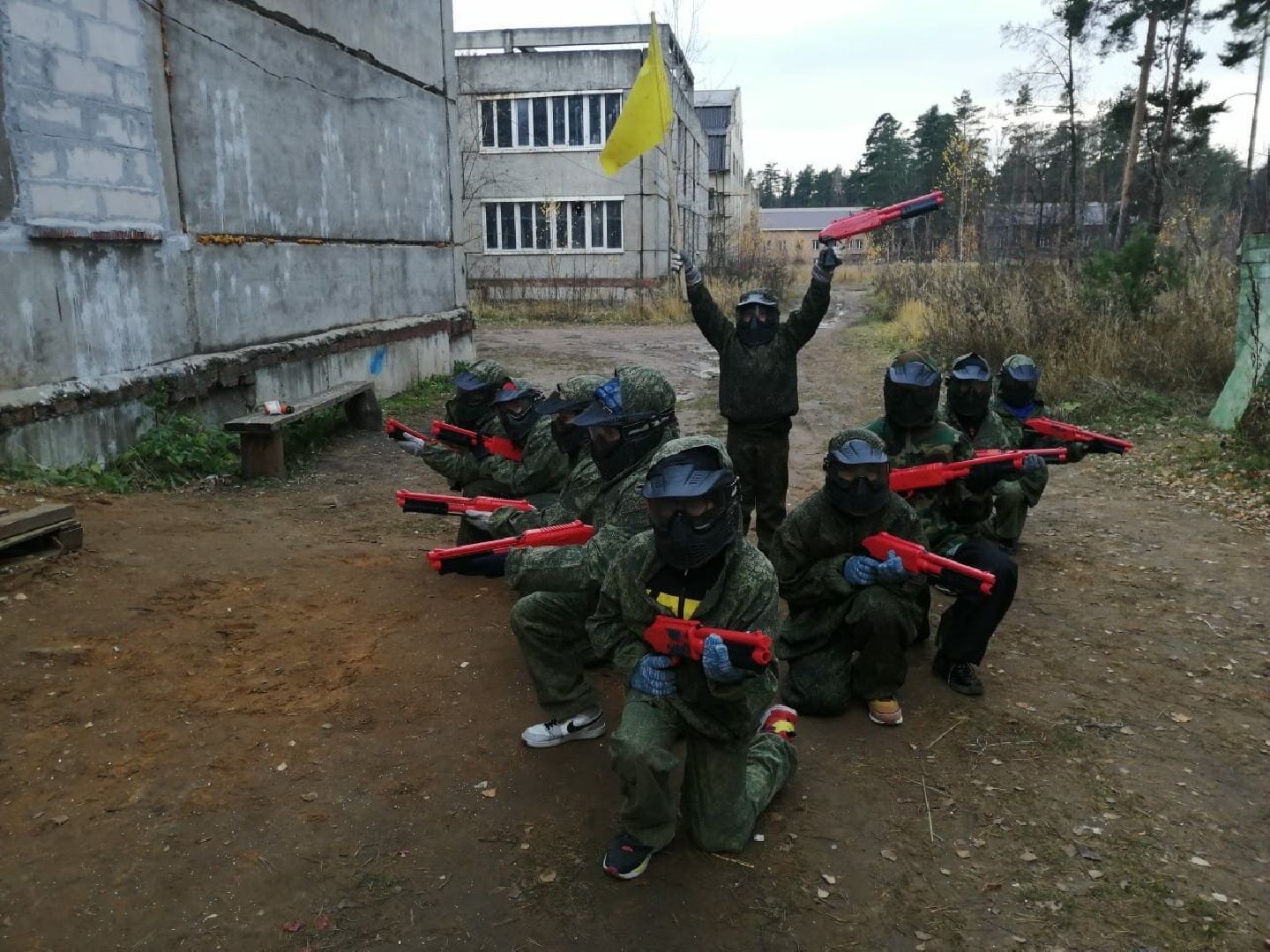 Лазертаг, воины