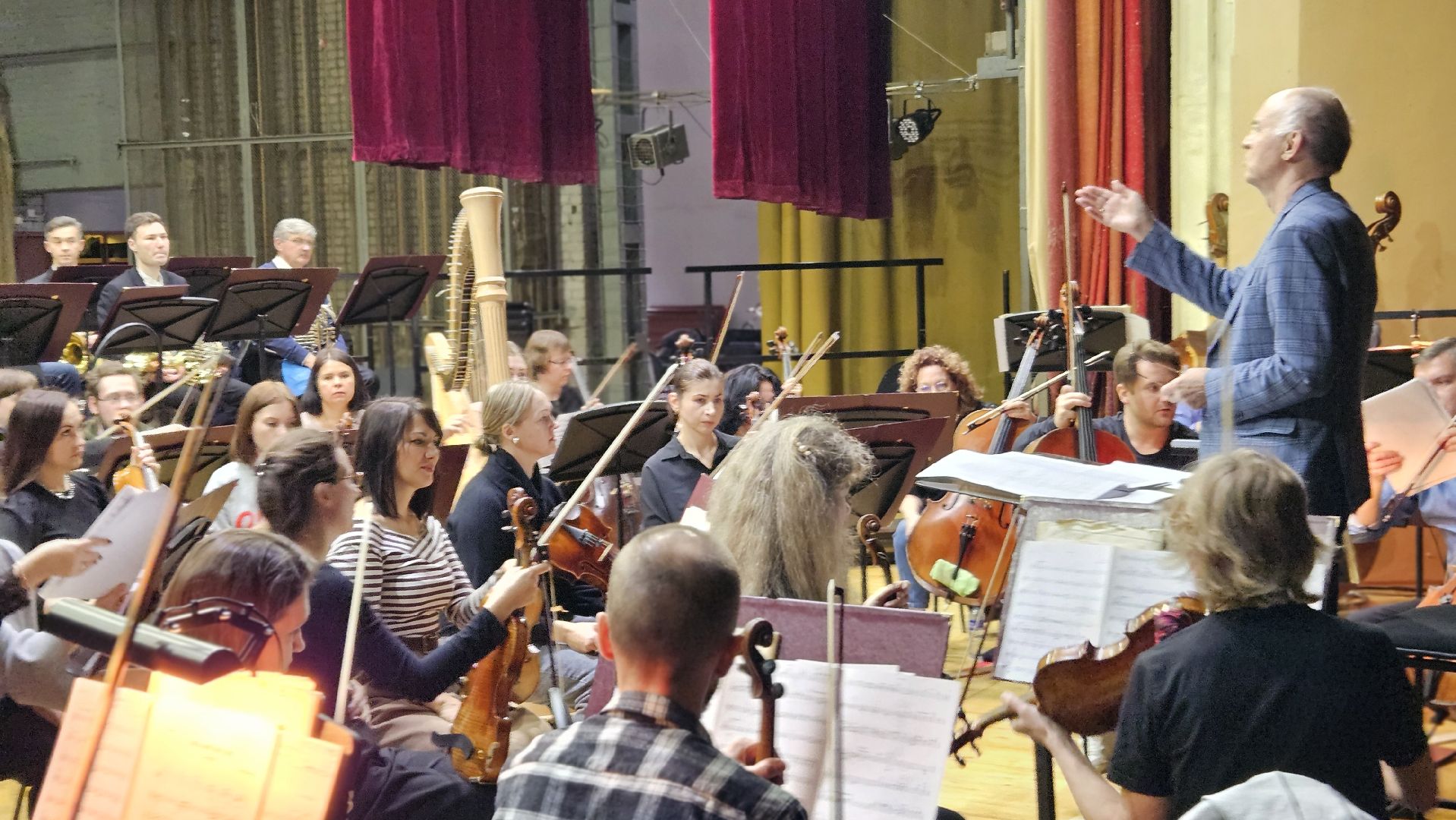 жуковский, репетиция, симфонический оркестр, концерт,