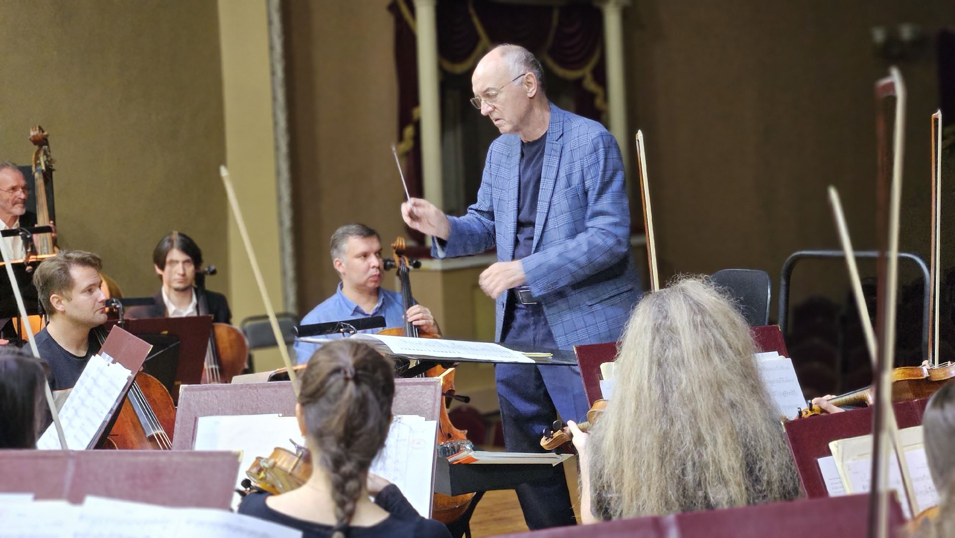 жуковский, репетиция, симфонический оркестр, концерт,