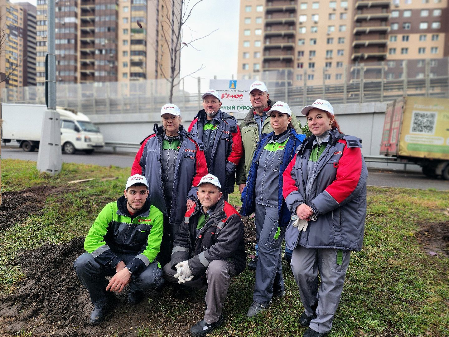 озеленение, деревья, черемуха, экологическая акция,
