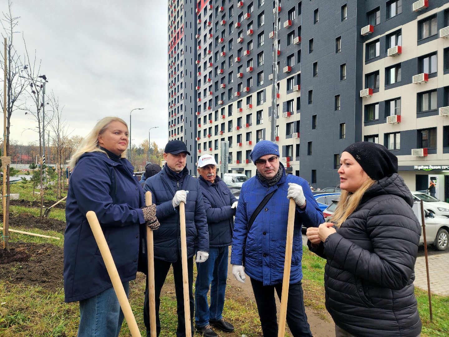 озеленение, деревья, черемуха, экологическая акция,