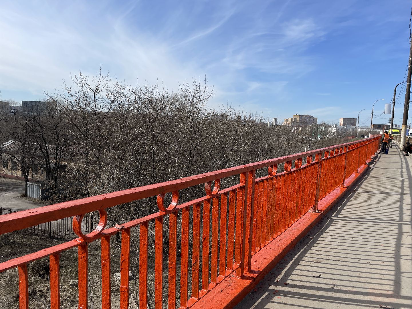 Покраска моста