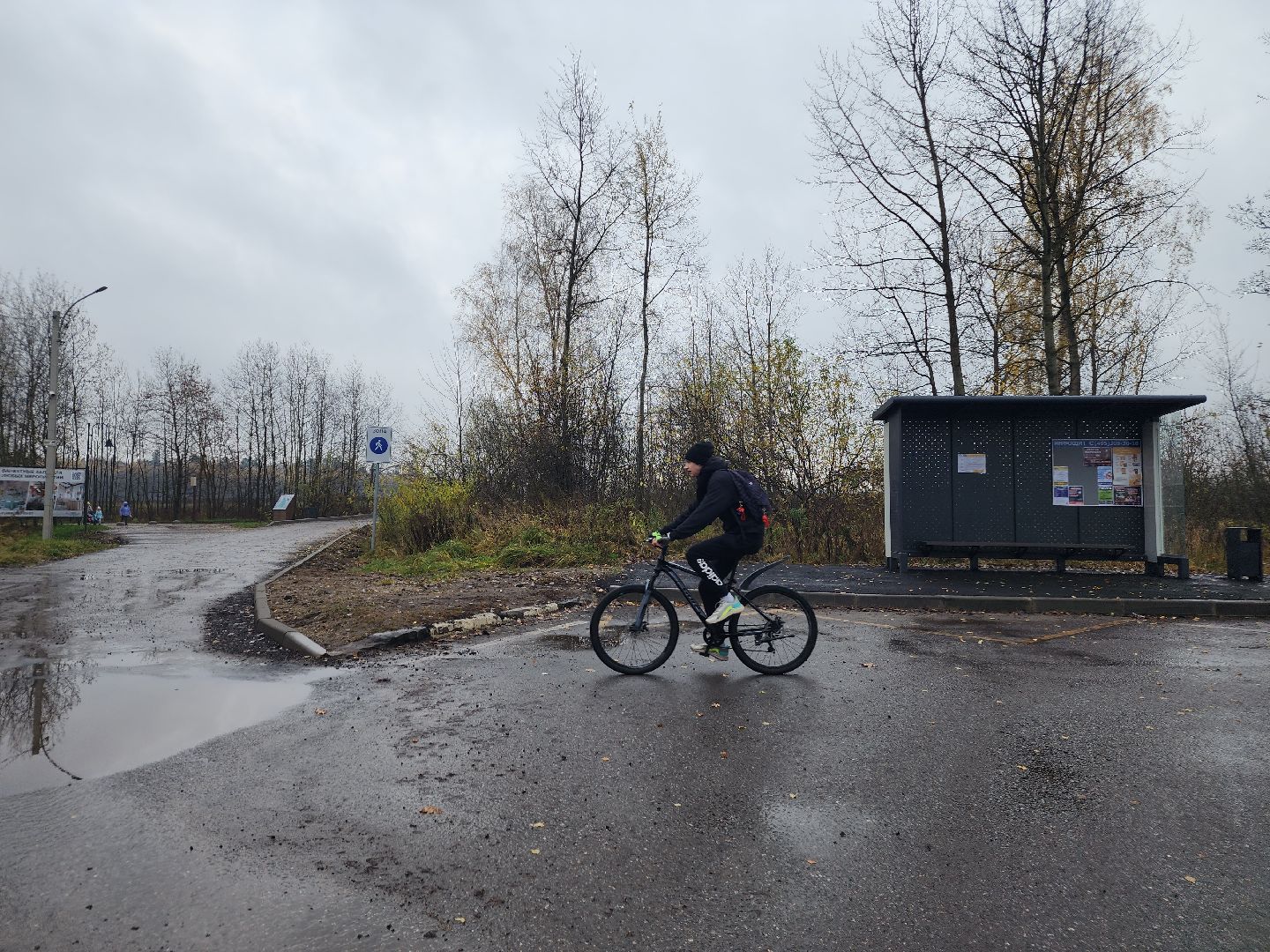 фрязино, новая остановка, общественный транспорт, остановочный павильон,