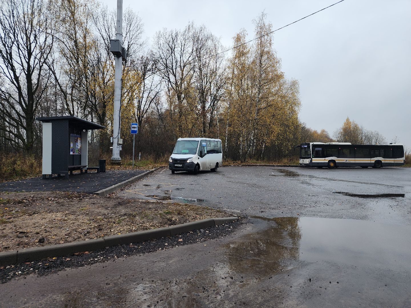 фрязино, новая остановка, общественный транспорт, остановочный павильон,