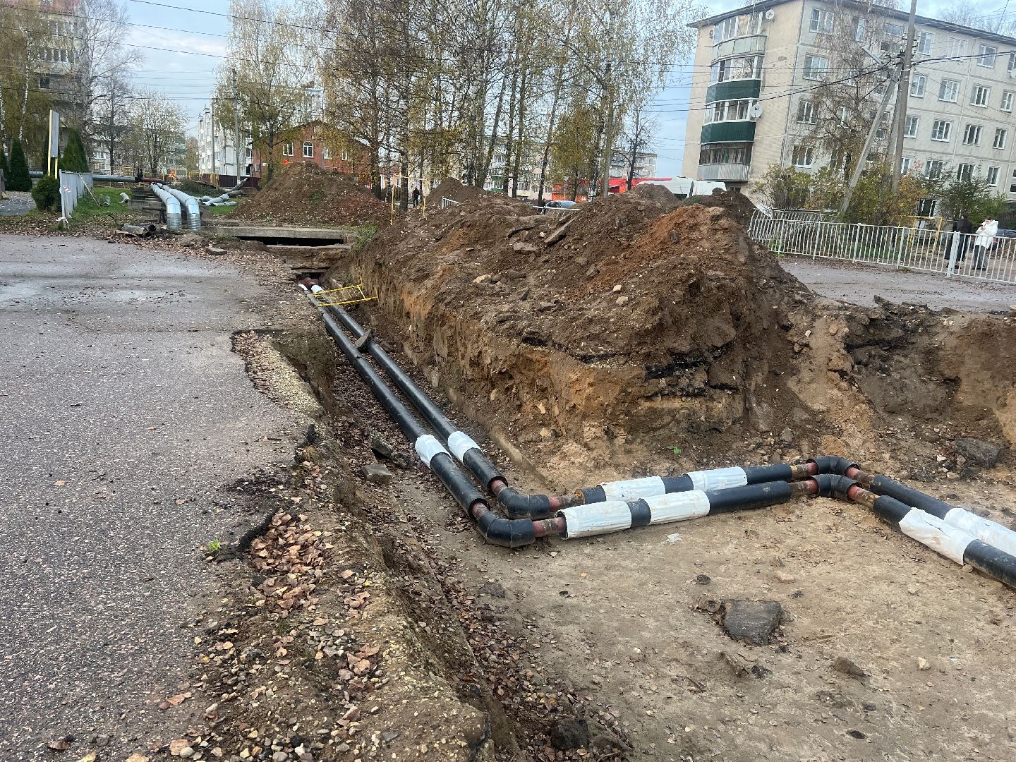 талдом батареи тепло, талдом благоустройство, талдом подача тепла,  Талдом теплосети,