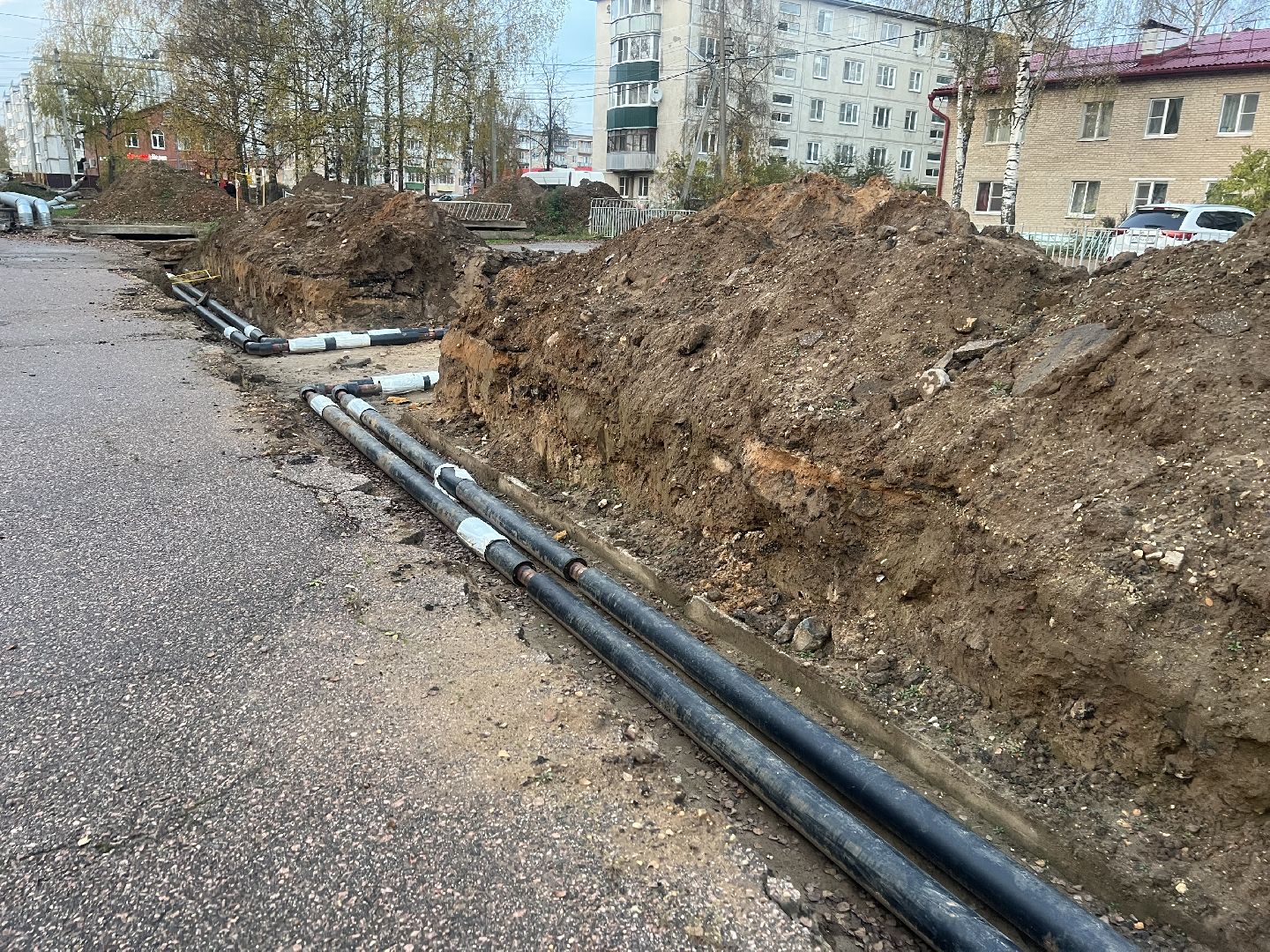 талдом батареи тепло, талдом благоустройство, талдом подача тепла,  Талдом теплосети,