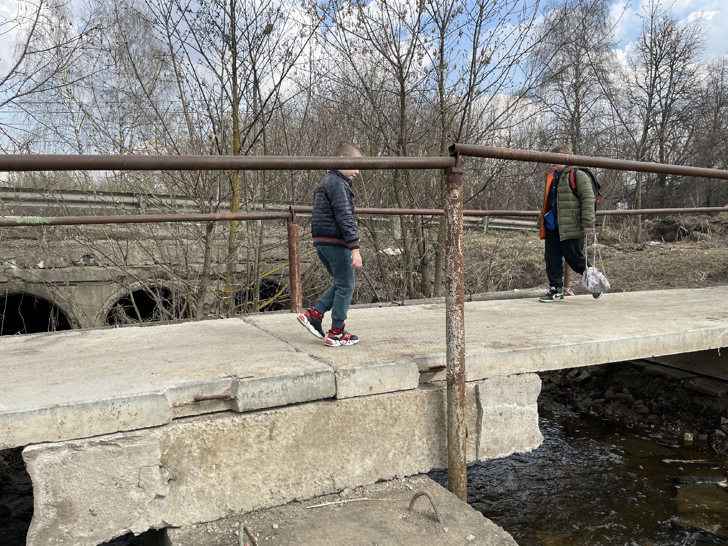 Мост, дороги