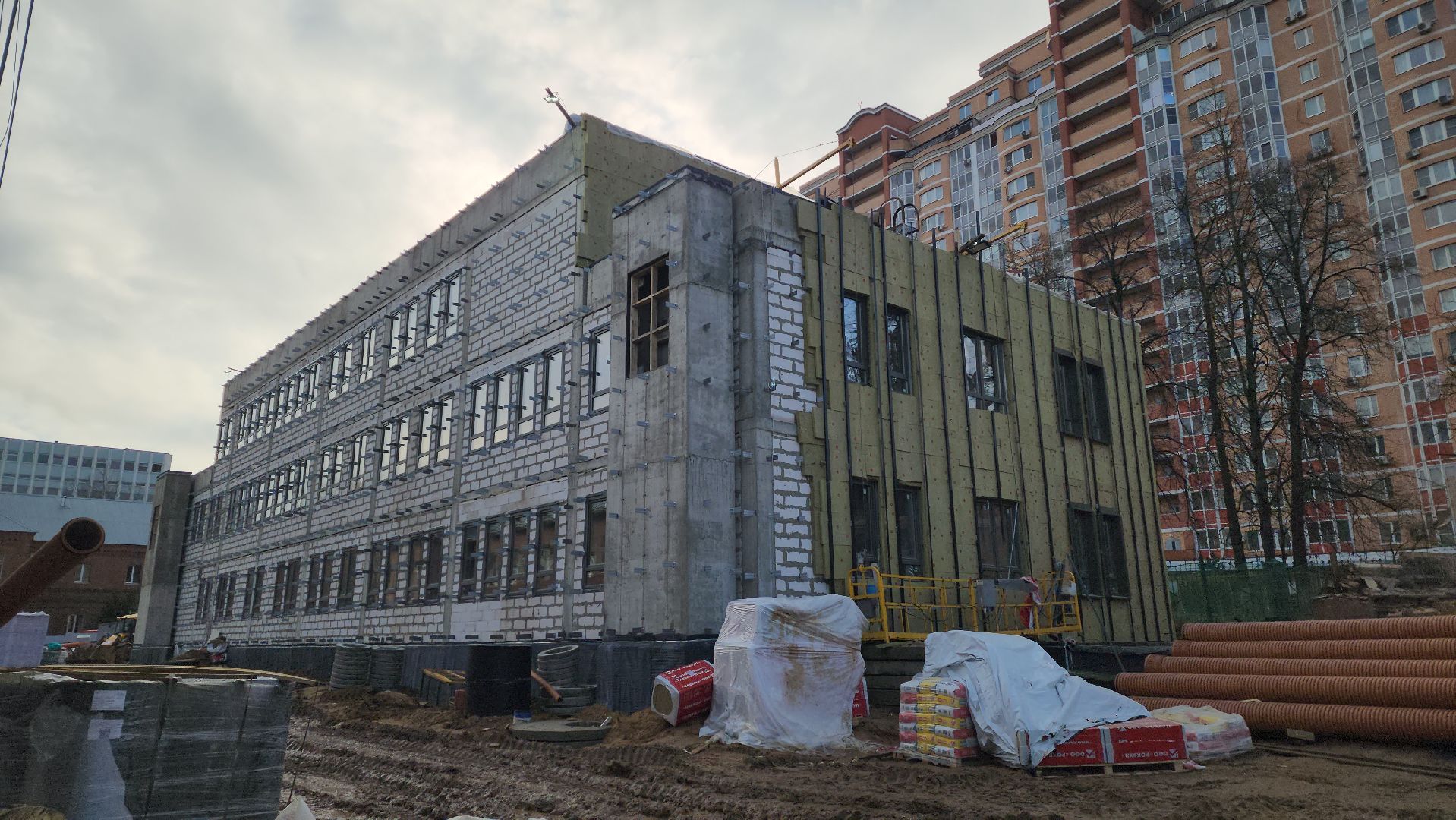 строительство, психдиспансер, новая больница, красногорск, медицина,