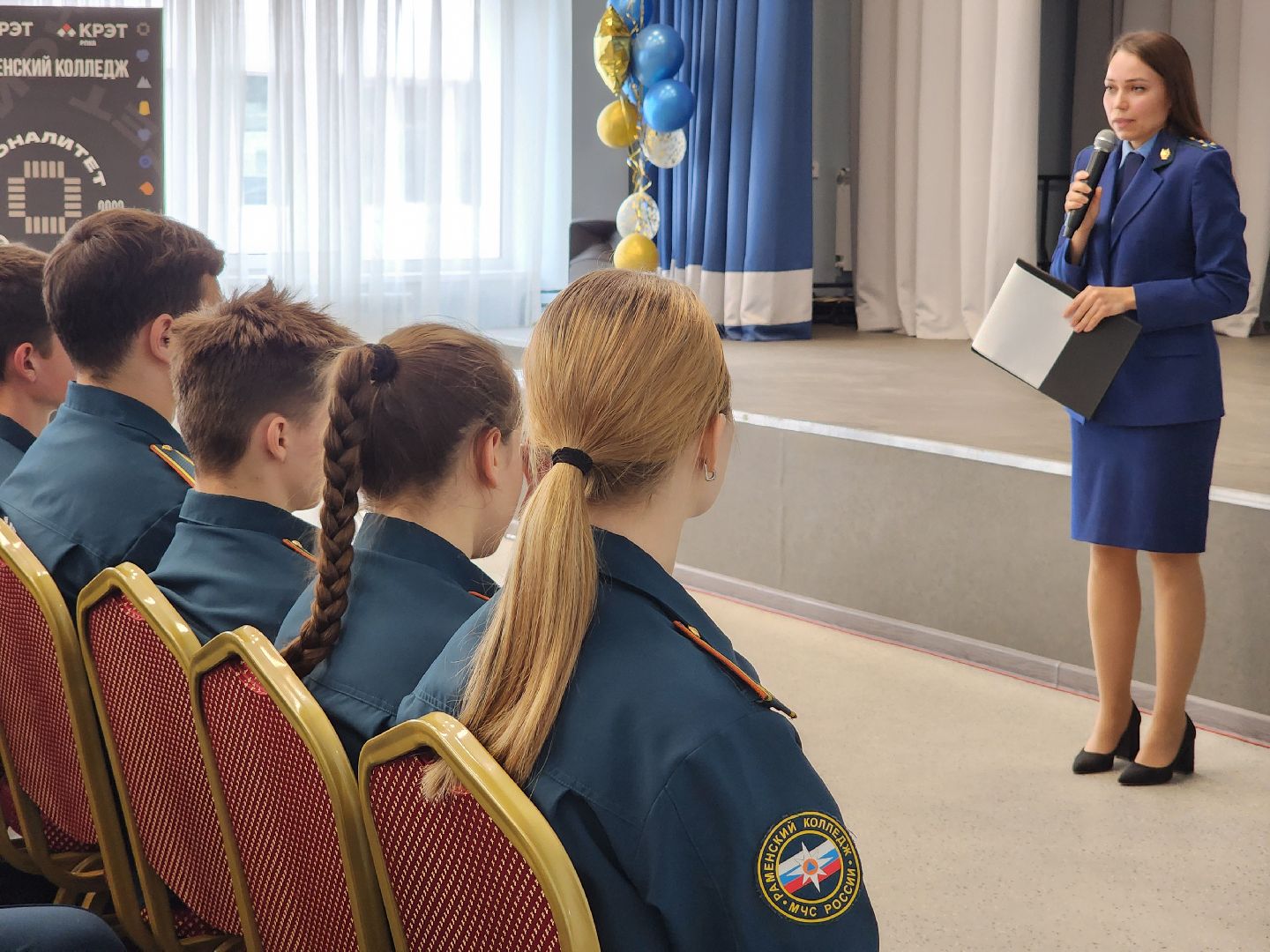 раменское, общество, прокуратура, встреча помощника раменского городского прокурора со студентами раменского колледжа,