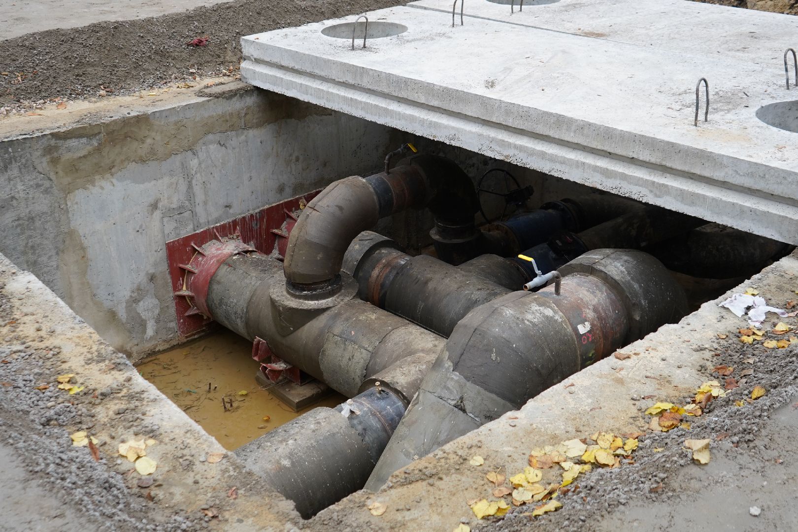 ступино, ремонт теплотрассы, улица горького,