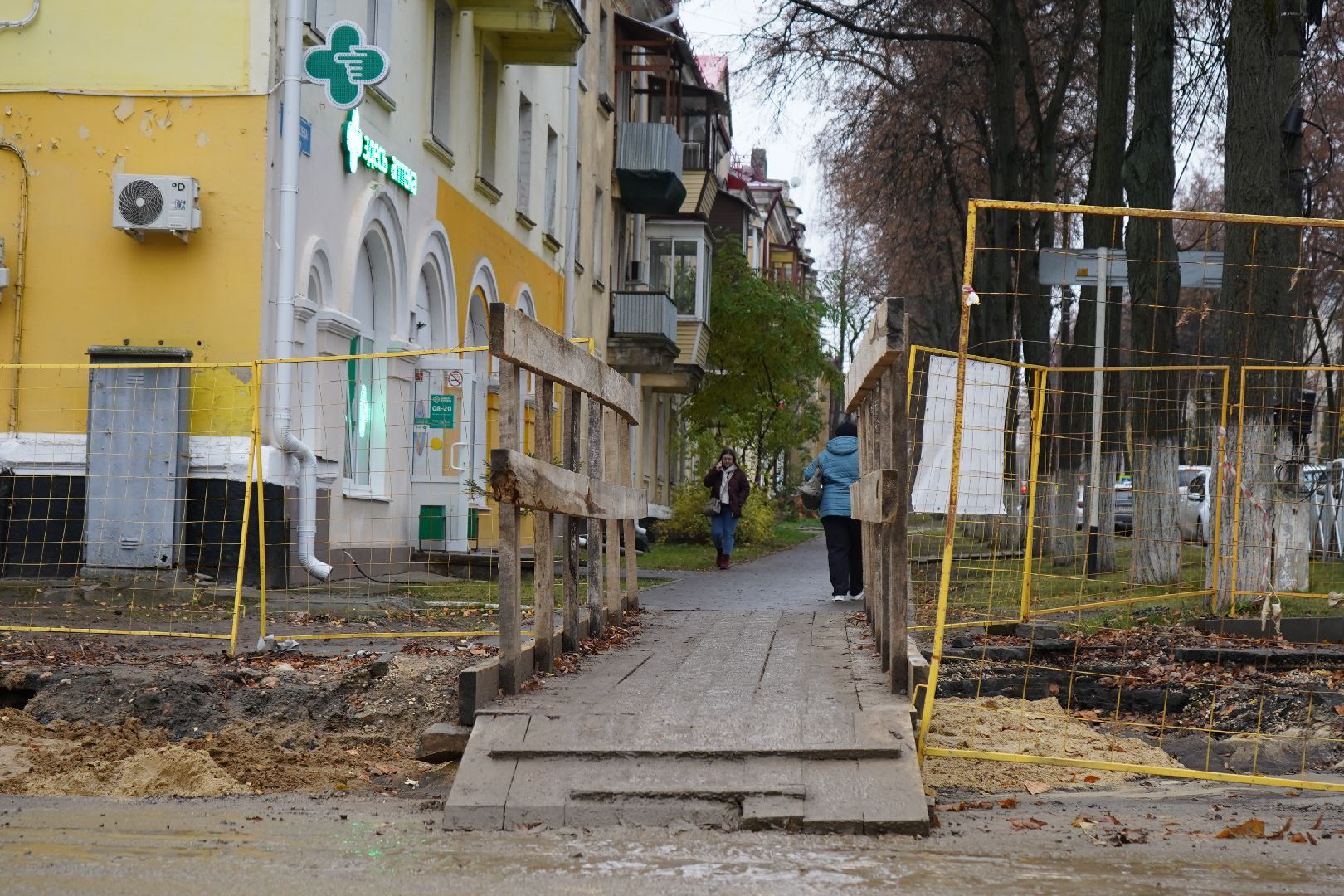 ступино, ремонт теплотрассы, улица горького,