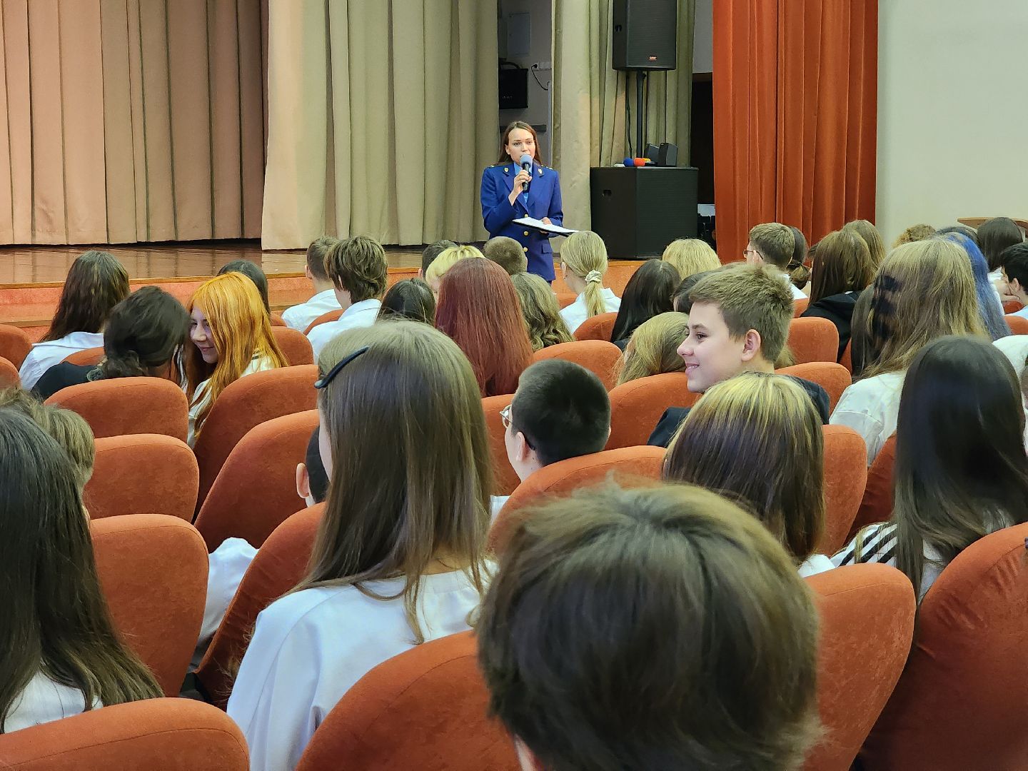 раменское, общество, прокуратура, встреча помощника раменского городского прокурора с учениками раменской средней школы 21,