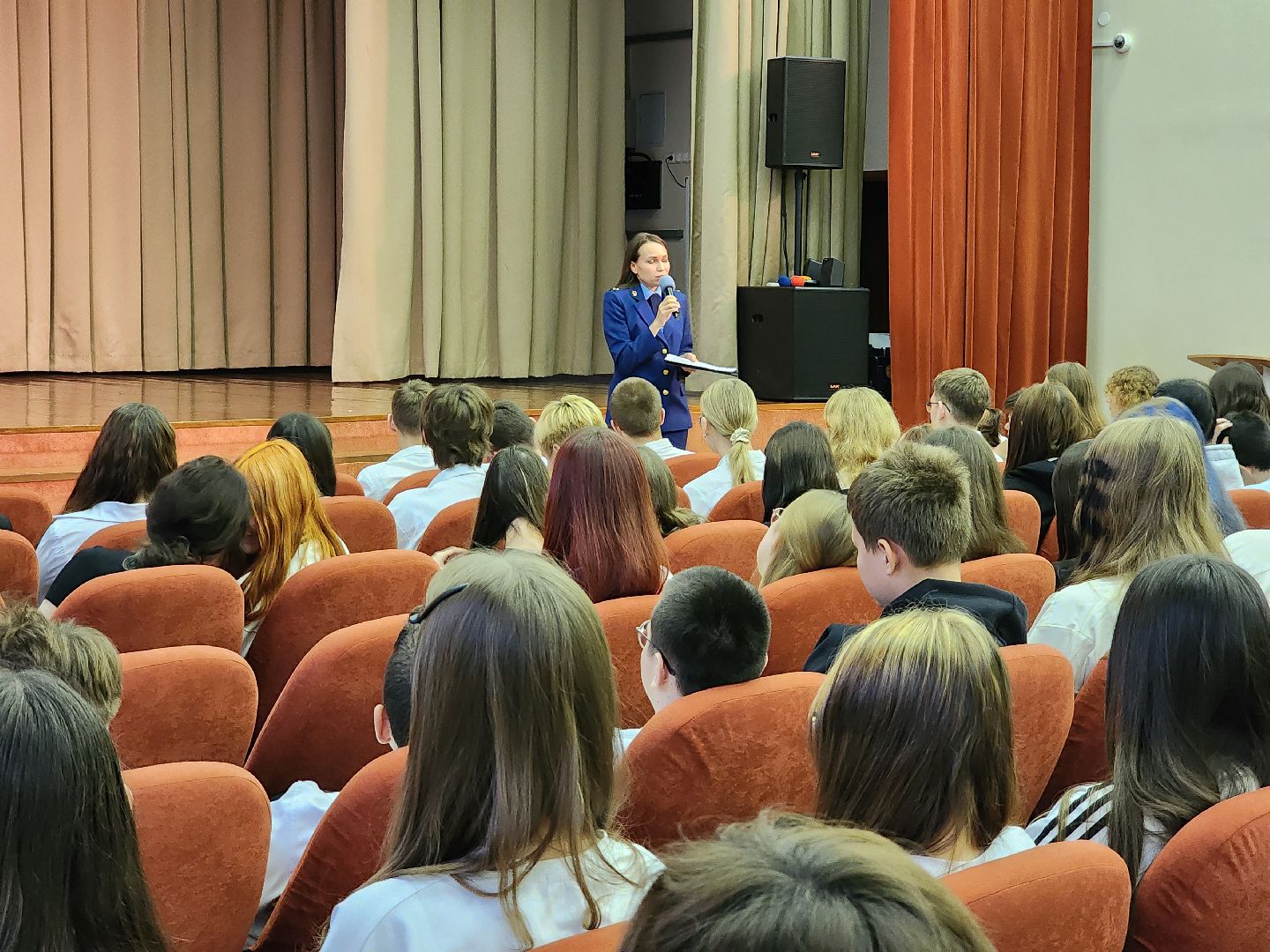 раменское, общество, прокуратура, встреча помощника раменского городского прокурора с учениками раменской средней школы 21,