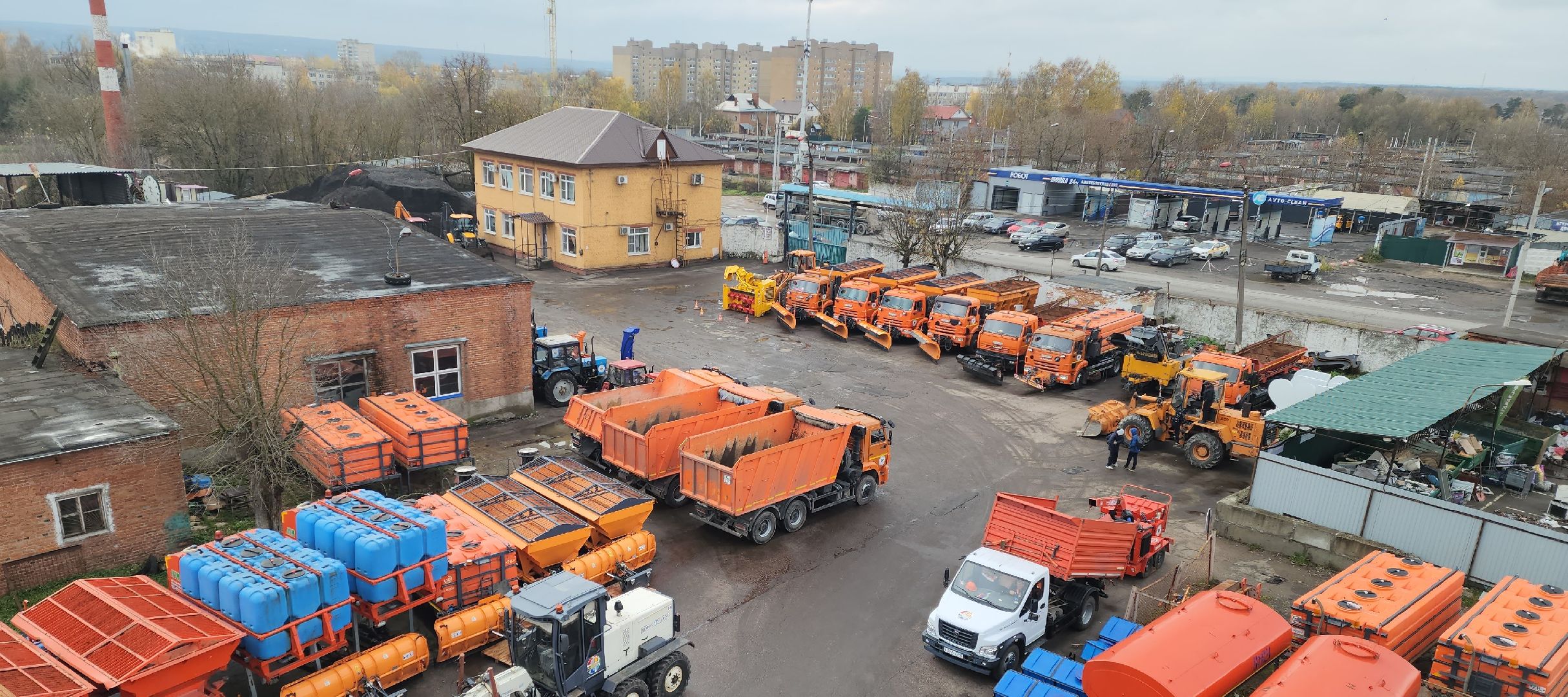 серпухов, комбинат благоустройства, коммунальная техника,