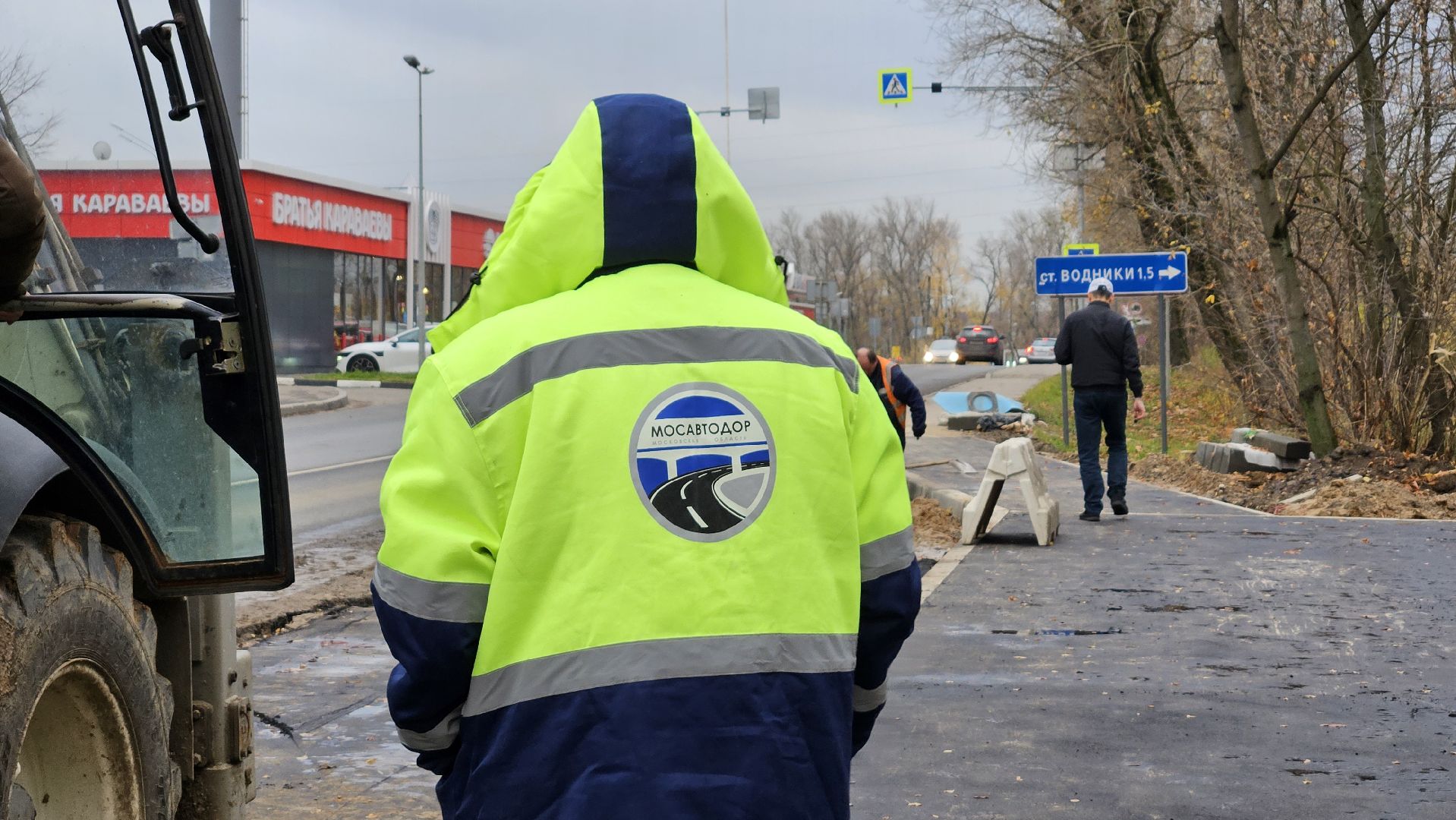 долгопрудный, новые водники, автобусная остановка, строительство, благоустройство,