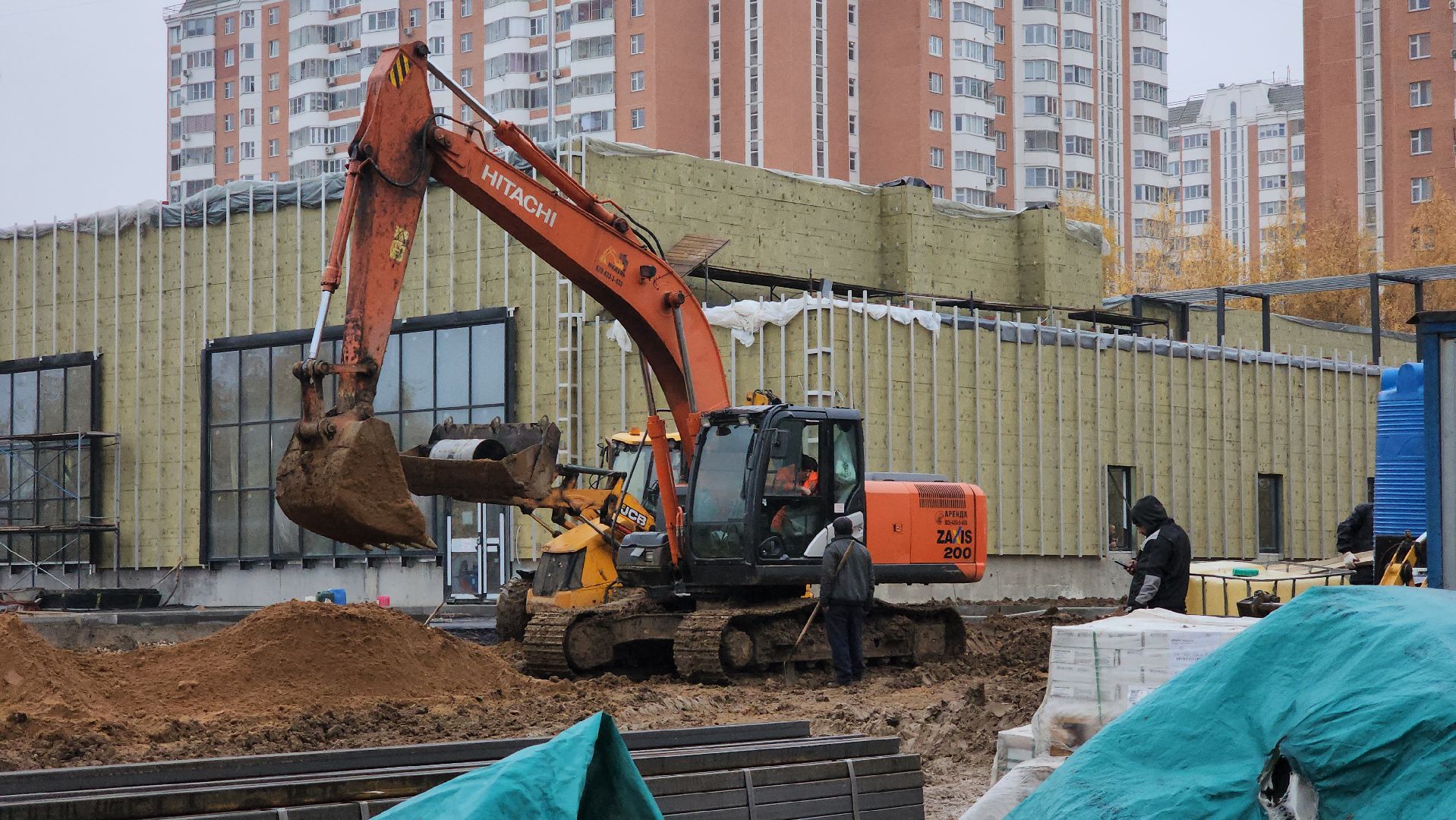 Строительство бассейна , Лобня, фок в лобне, Фок с бассейном , Благоустройство ,