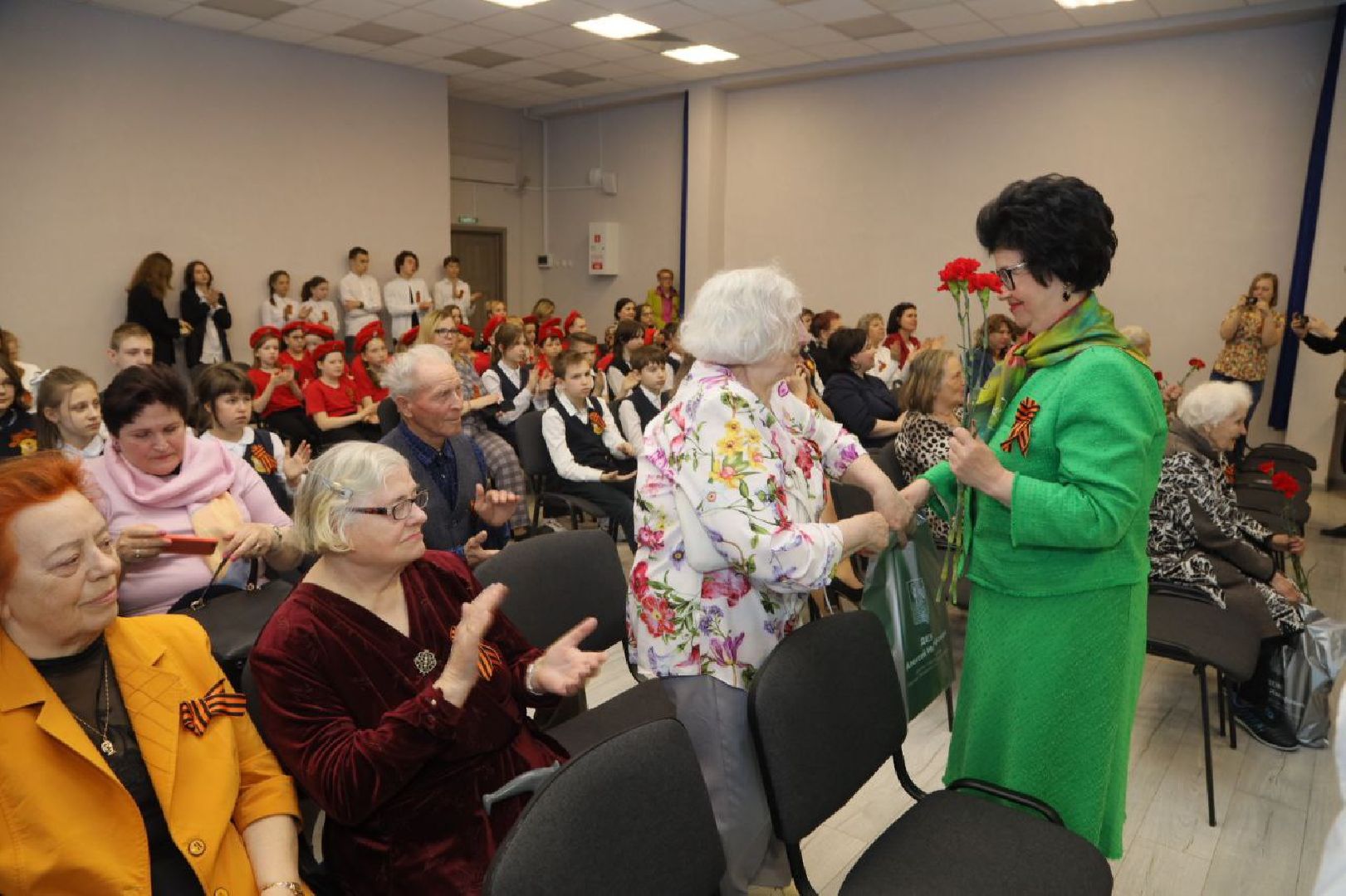 Сергиев Посад, Сергиево-Посадский городской округ, День Победы, Ветераны, 9 мая, Праздник, ВОВ, школа, юнармейцы