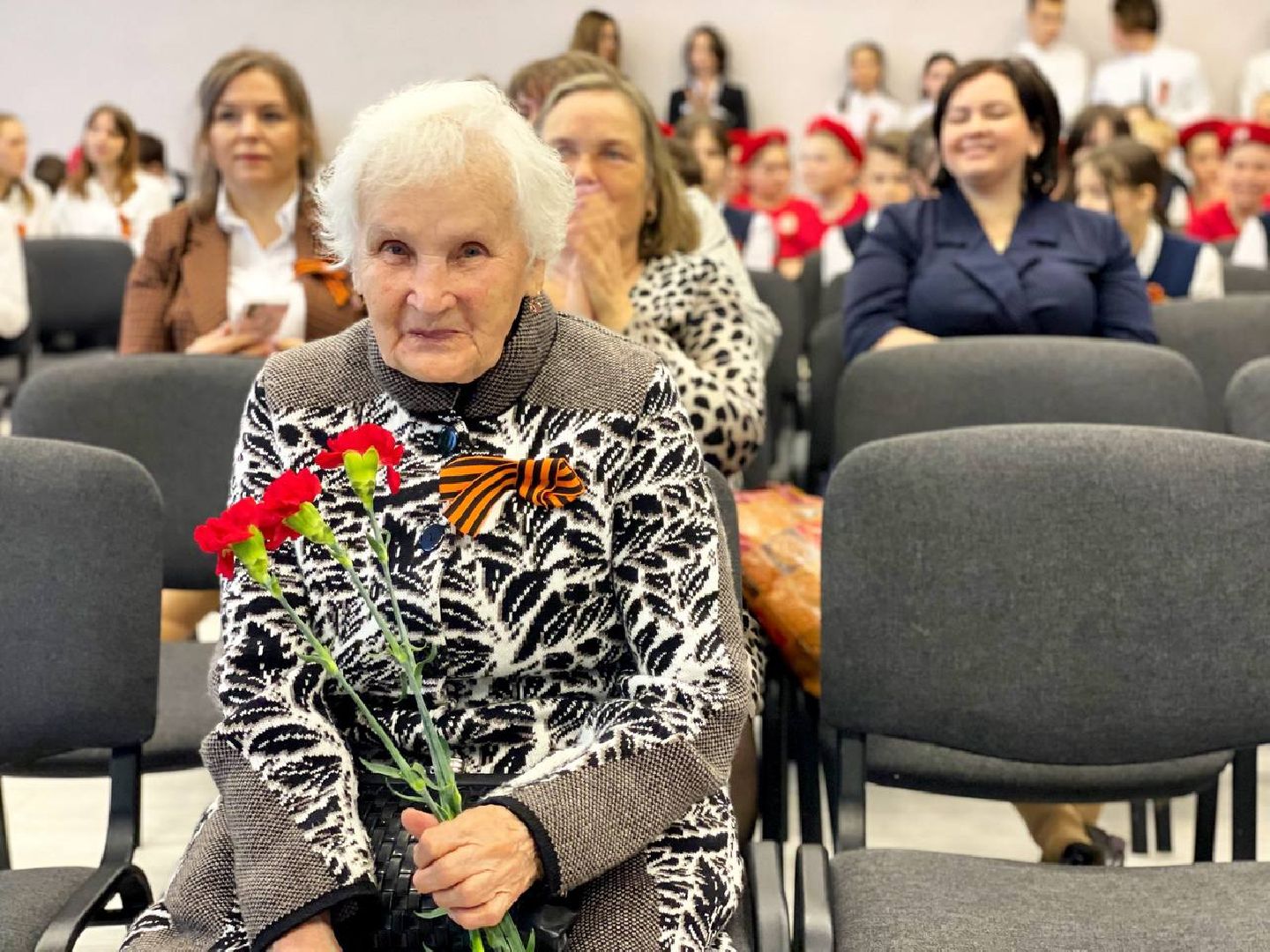 Сергиев Посад, Сергиево-Посадский городской округ, День Победы, Ветераны, 9 мая, Праздник, ВОВ, школа, юнармейцы