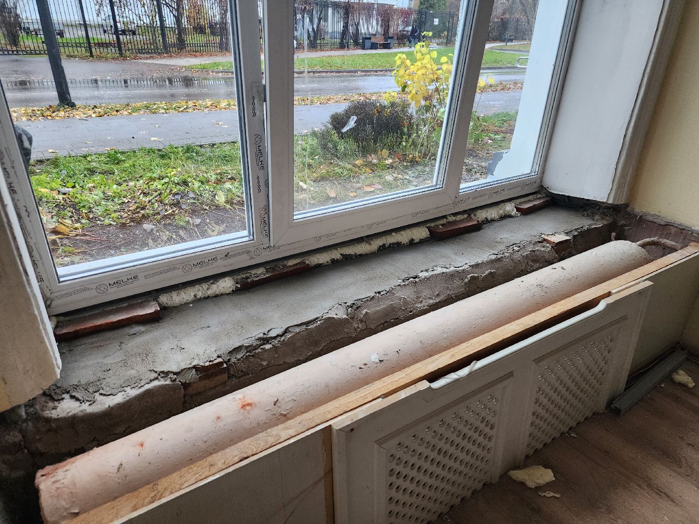 фрязино, ремонт входной группы, культурный центр, учреждение культуры, окна,