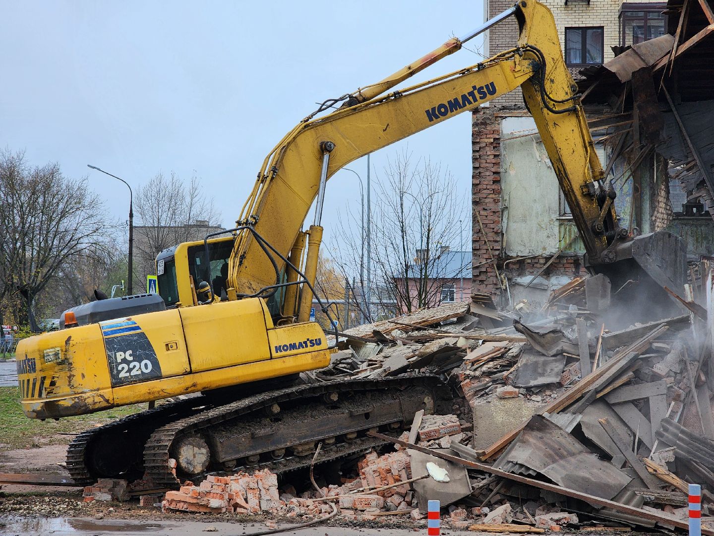 снос аварийного дома, переселение из аварийного жилья, аварийный дом, старая купавна, богородский городский округ,