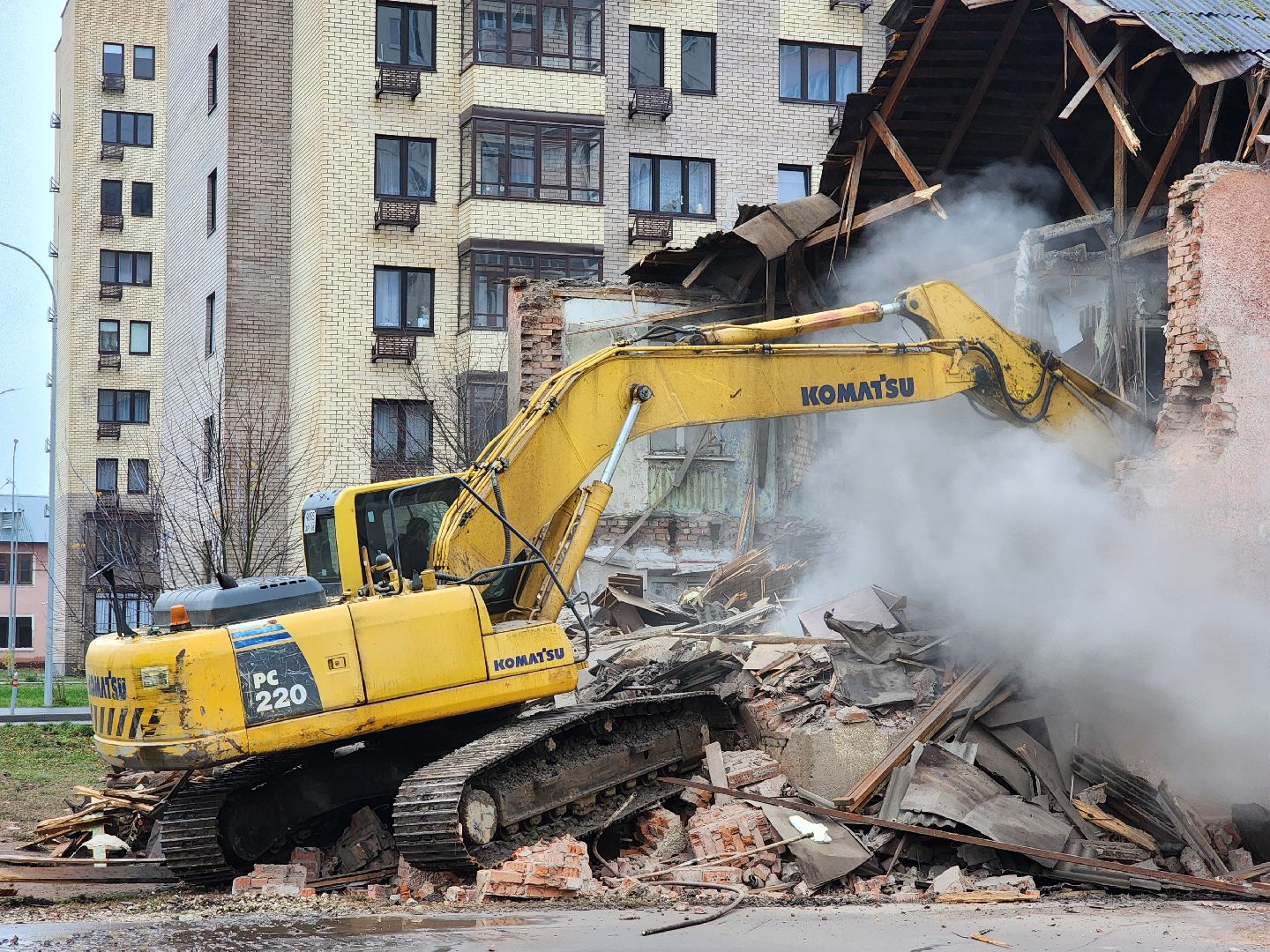 снос аварийного дома, переселение из аварийного жилья, аварийный дом, старая купавна, богородский городский округ,