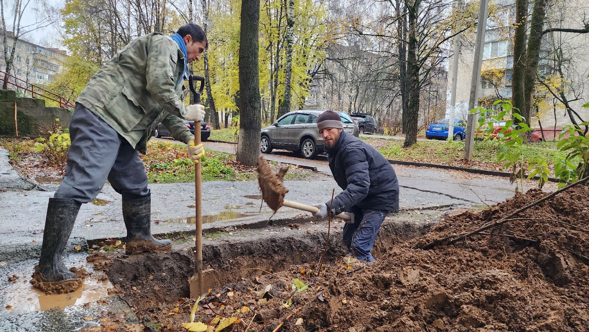 истра, жкх, ремонт канализационного коллектора,