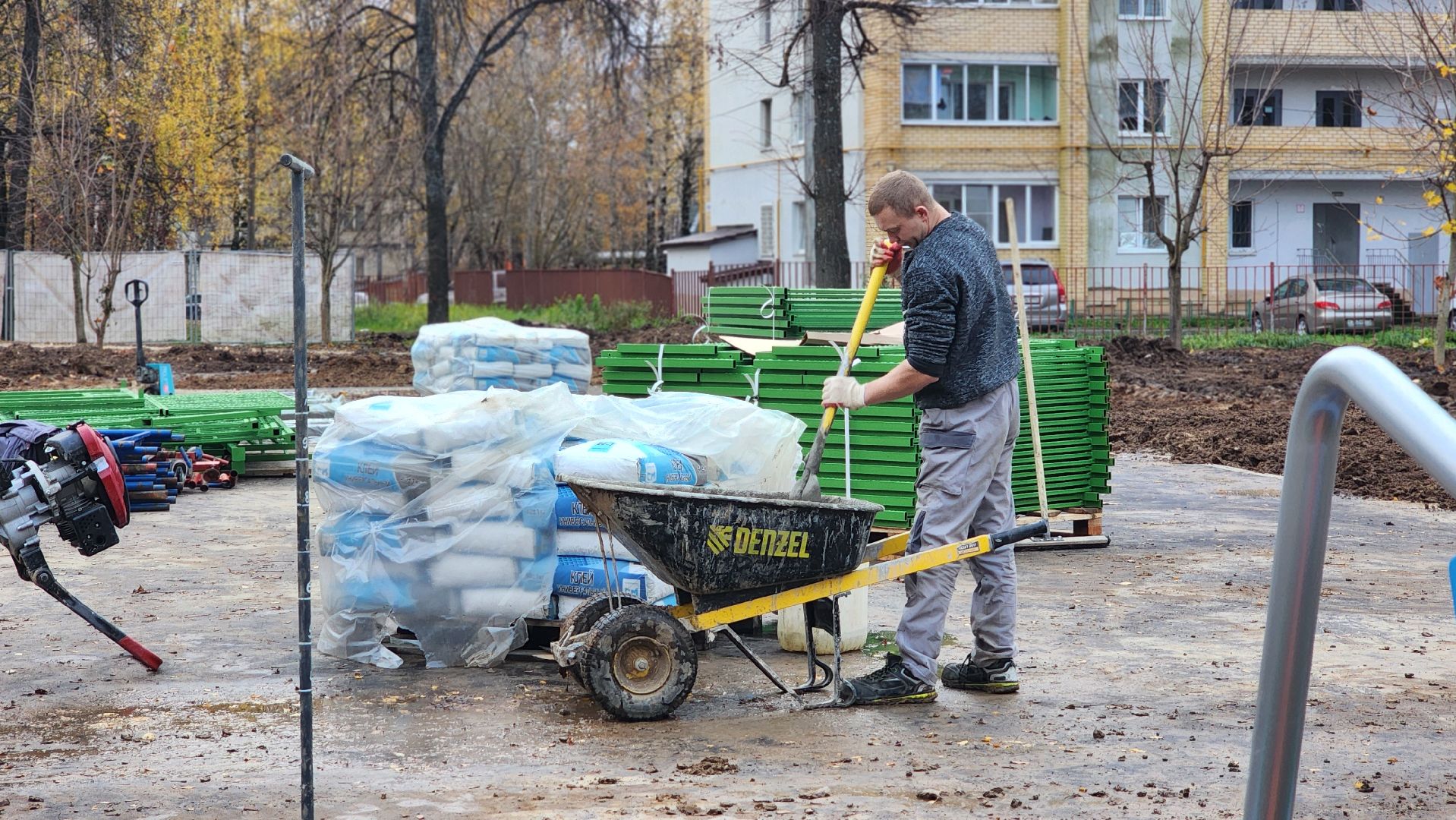 клин, молодежный сквер, благоустройство ,