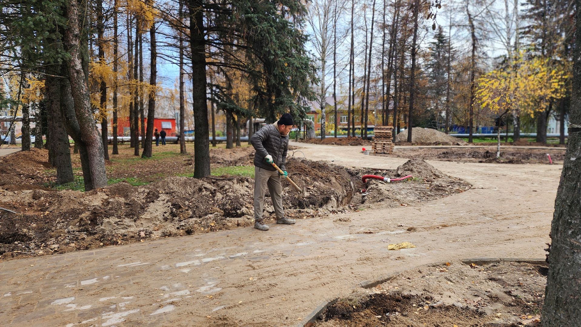 клин, молодежный сквер, благоустройство ,