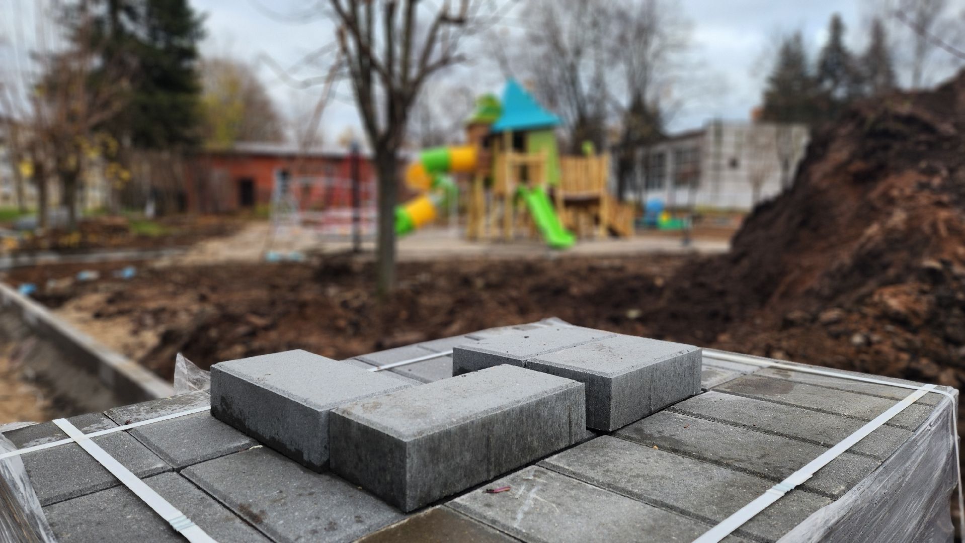 клин, молодежный сквер, благоустройство ,