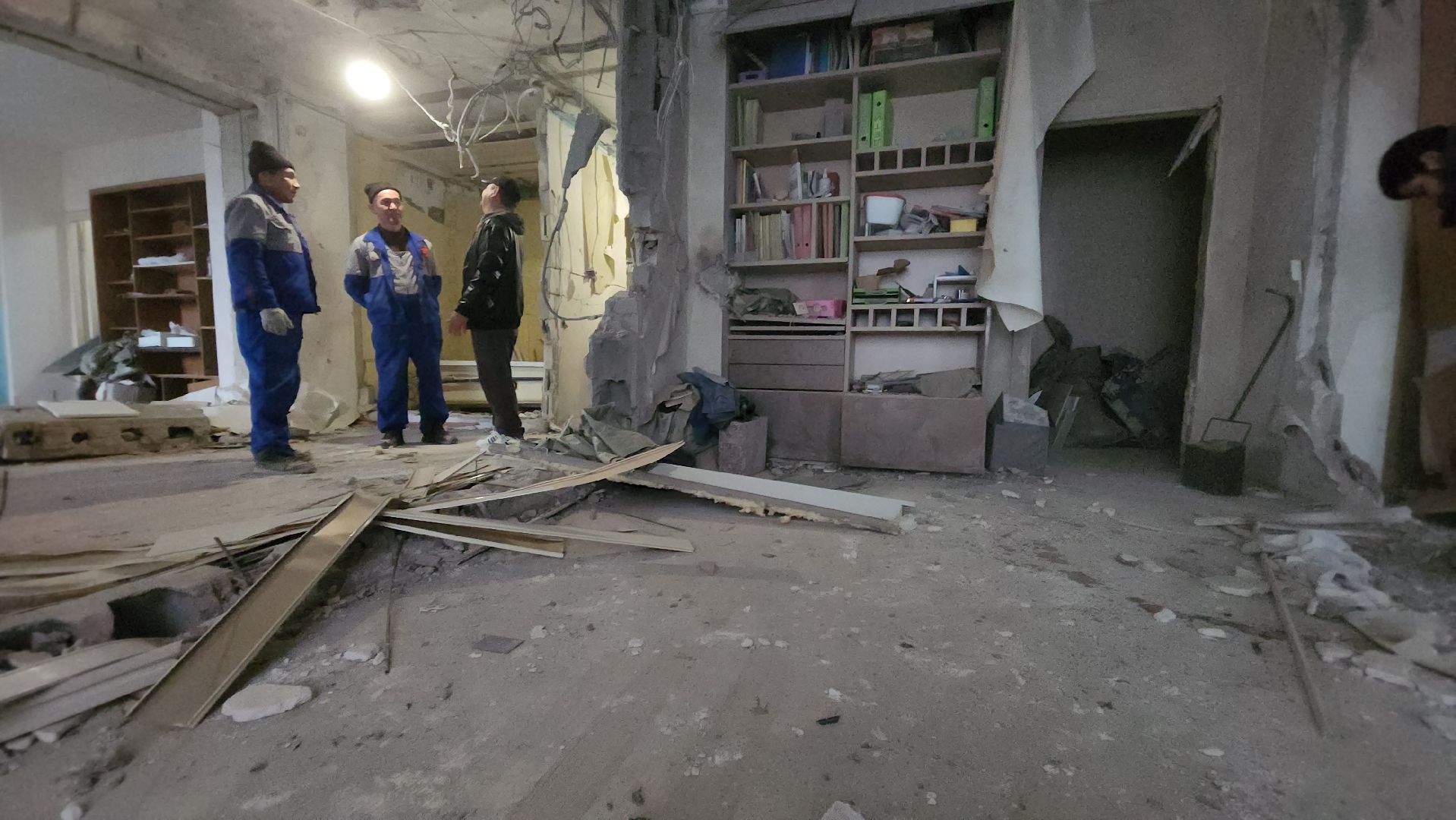 чп, красногорск, прилет, устранение последствий,