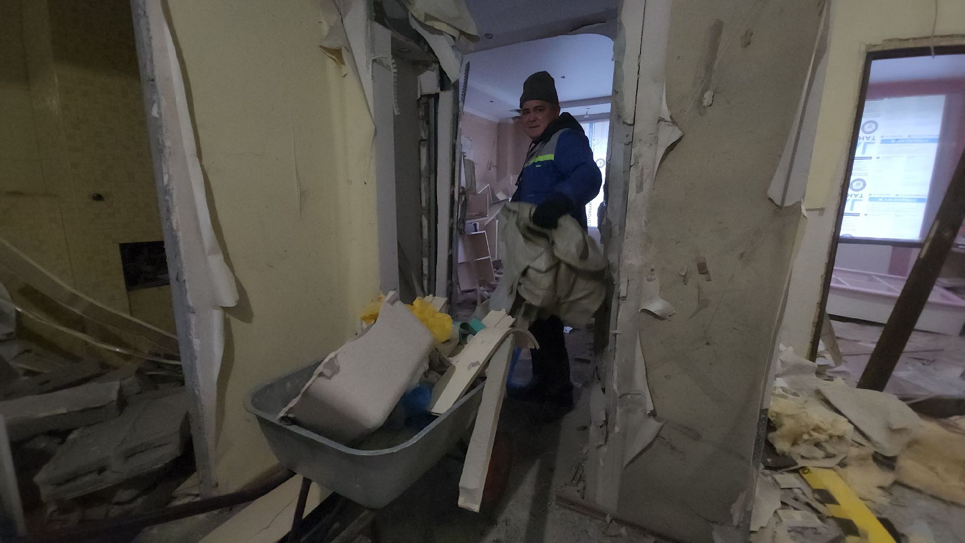 чп, красногорск, прилет, устранение последствий,