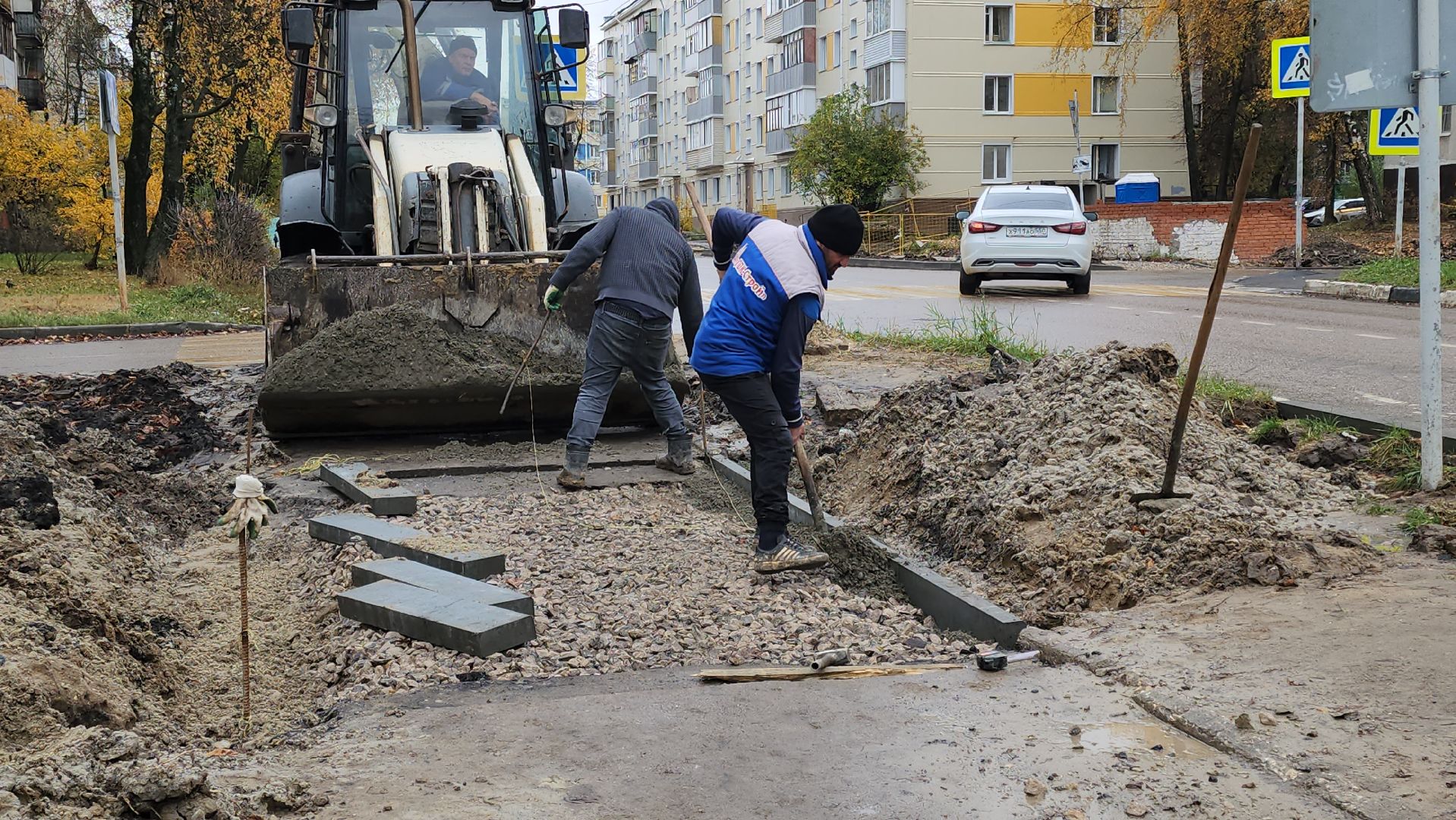 кашира, благоустройство, тротуары, входные группы, теплосети, ремонт,