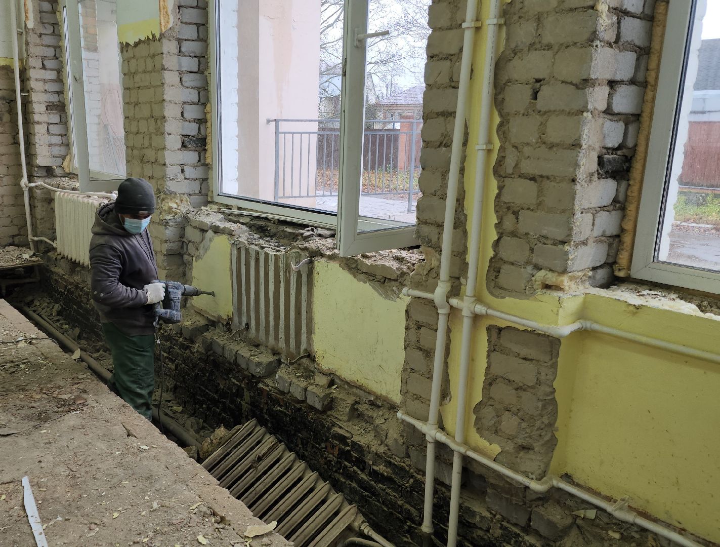 ремонт школ, орехово-зуевский округ, кабаново,