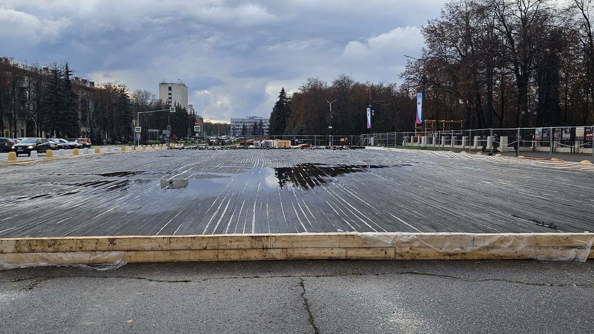 каток, зима в подмосковье, жуковский,