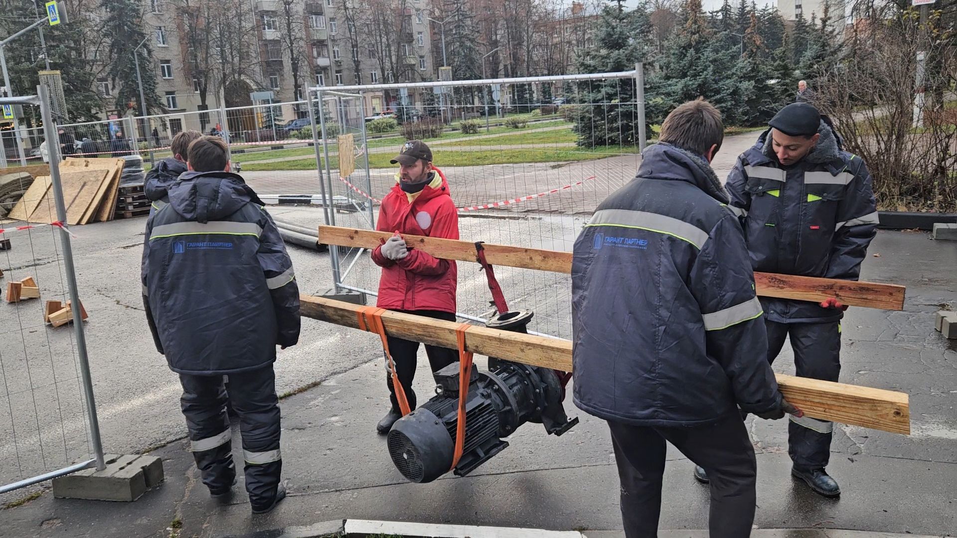 каток, зима в подмосковье, жуковский,