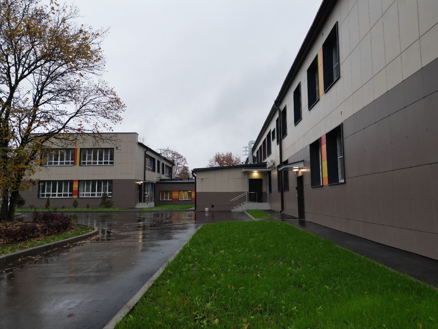 видео с коптера, детский сад ивушка,