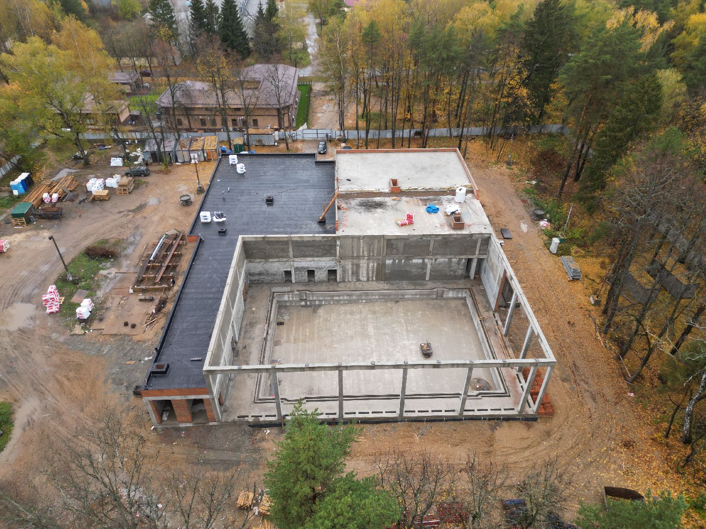 видео с коптера, бассейн в монино, бассейн щелково,