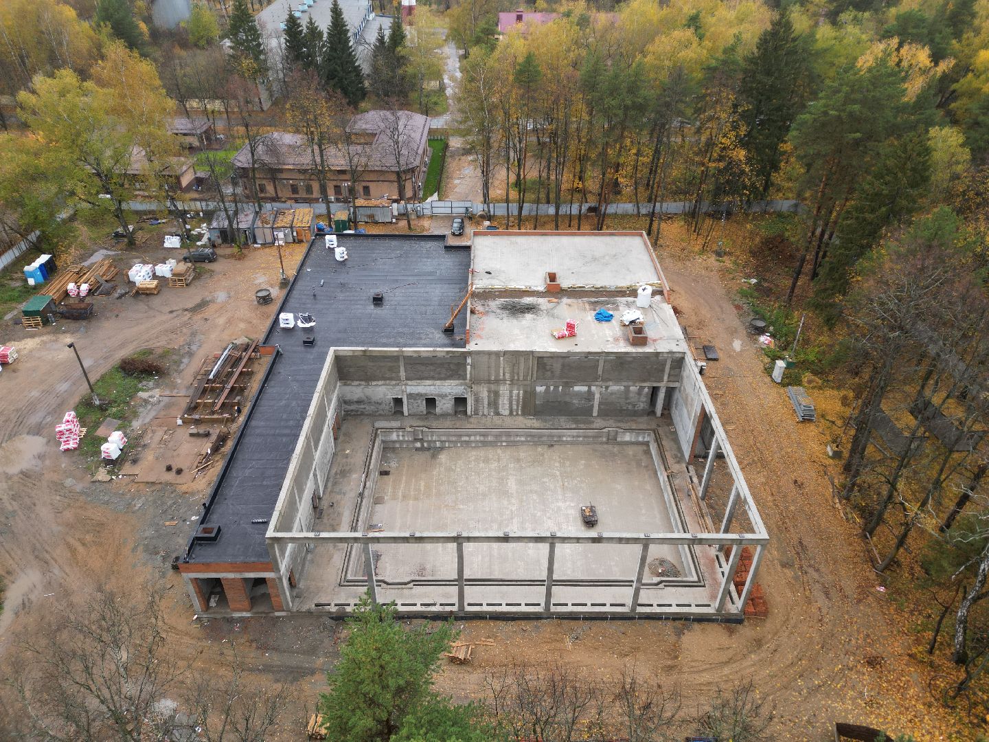 видео с коптера, бассейн в монино, бассейн щелково,