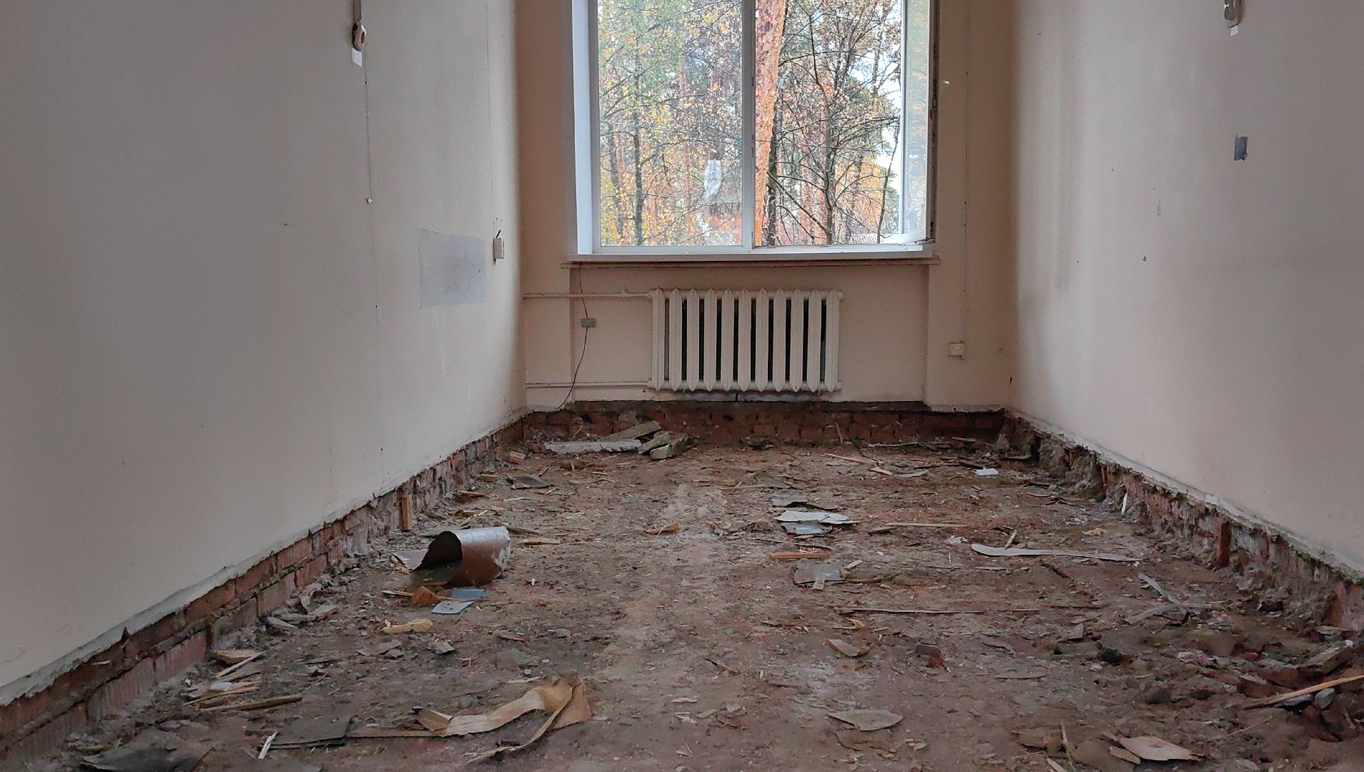 демонтаж, здание, школа, капремонт,