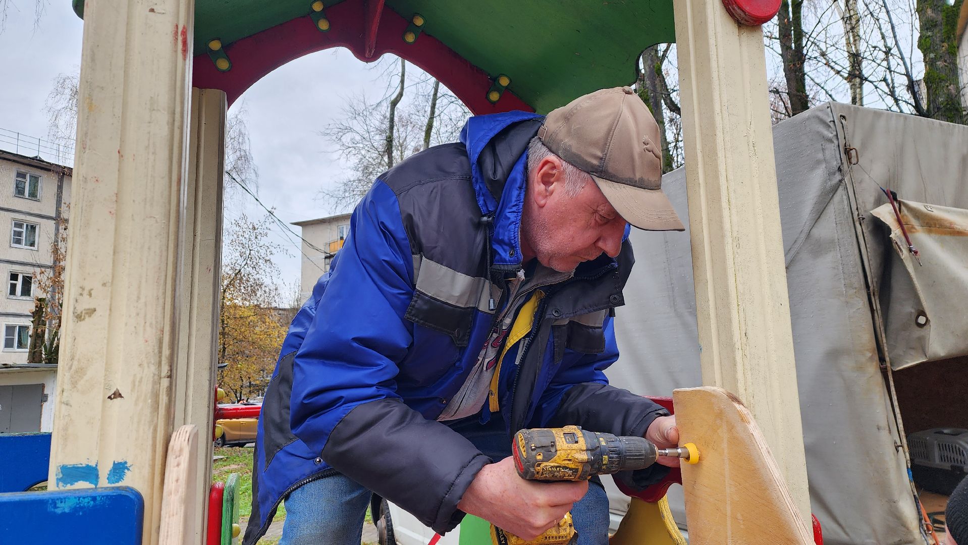 истра, благоустройство, десткая площадка,