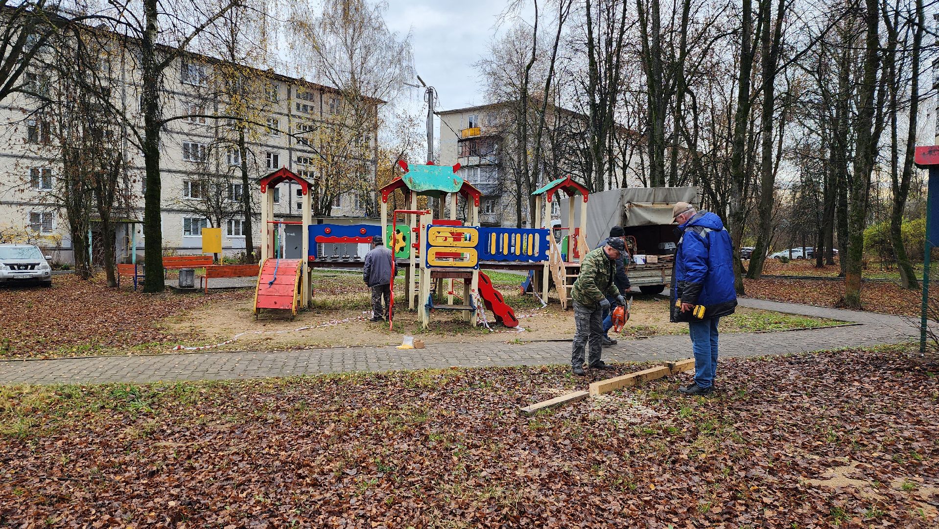 истра, благоустройство, десткая площадка,