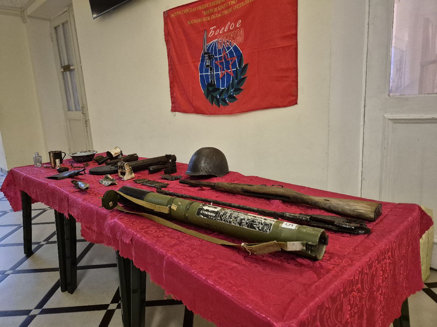 демиховский дворец культуры, встреча с участником сво, выставка поискового отряда,